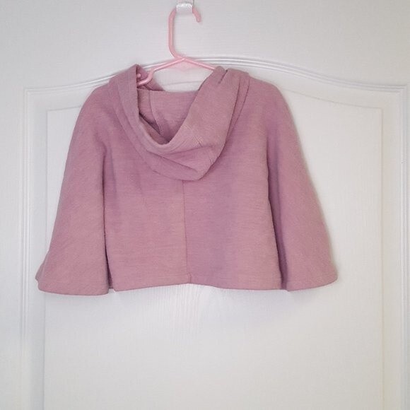 Old Navy Pink Cape with Hood - Picture 3 of 4